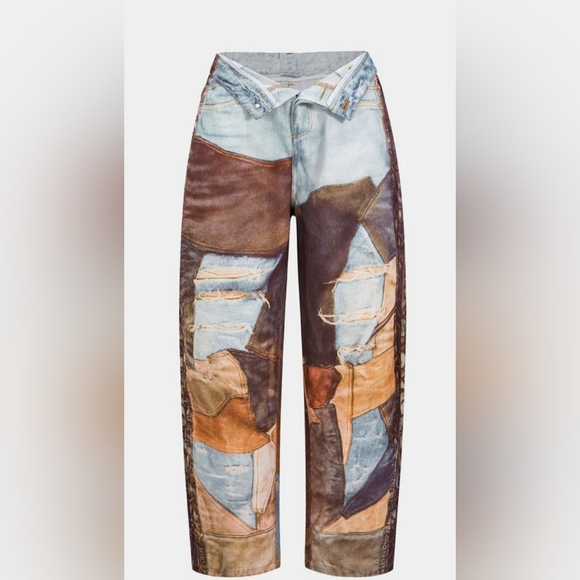 Denim - Micas Patchwork Distressed Women Jeans NWTs